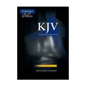 Kjv Large Print Text Bible, Bl