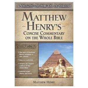 Matthew Henry's Concise Commen