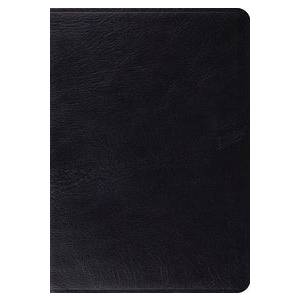 Esv Study Bible Black Genuine Leather