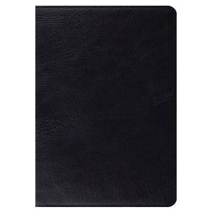 Esv Study Bible Black Genuine 