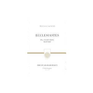 Ecclesiastes (Redesign): Why E