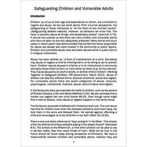 Safeguarding Children - Christ