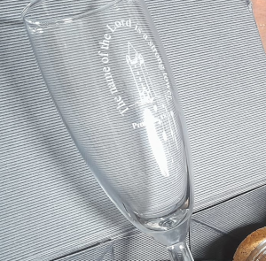 Etching glass on the K40 CO2 laser