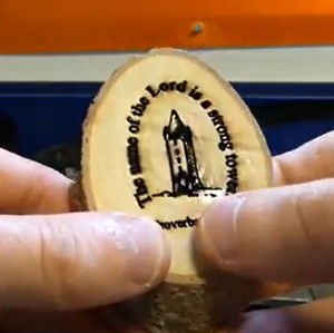 Engraving wood on the K40 CO2 laser