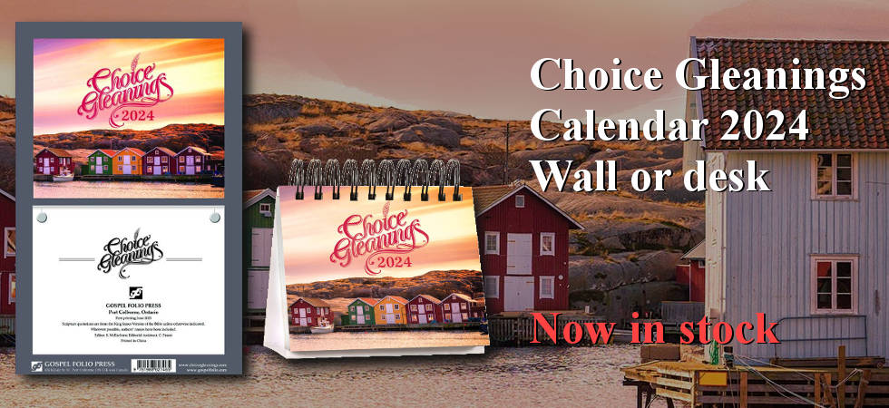 Choice Gleanings Calendars